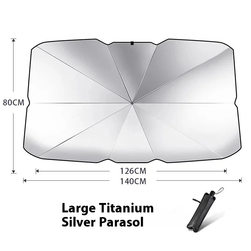 🌊2026 Summer Hot Sale-💥2026 Foldable Anti-UV Windshield Sunshade