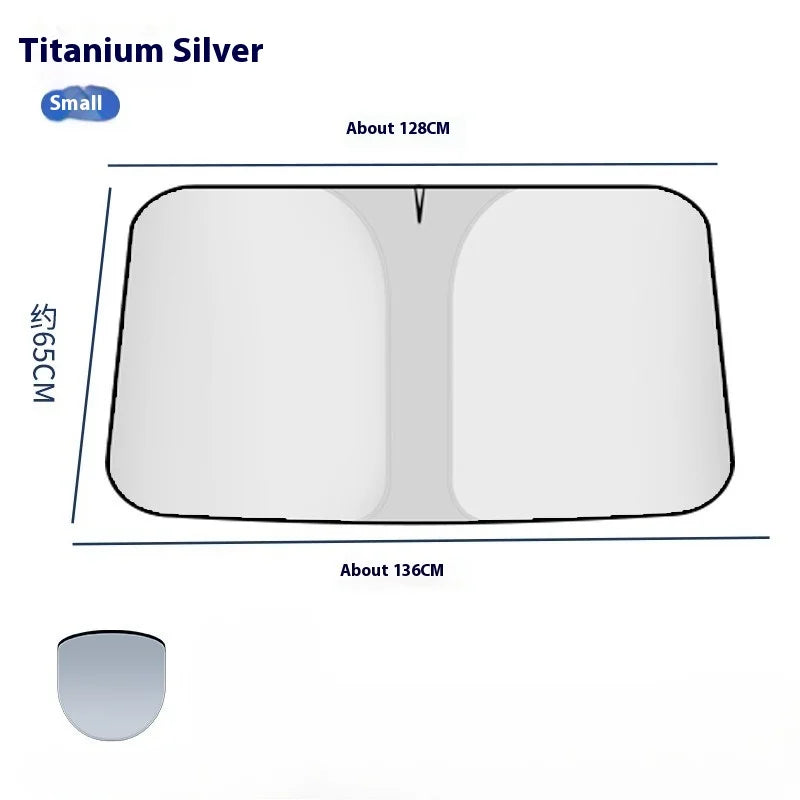 🌊2026 Summer Hot Sale-💥2026 Foldable Anti-UV Windshield Sunshade